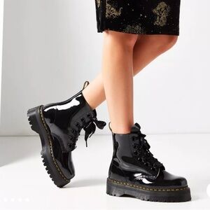 Dr. Martens Molly Patent Leather Lolita Platform Boot